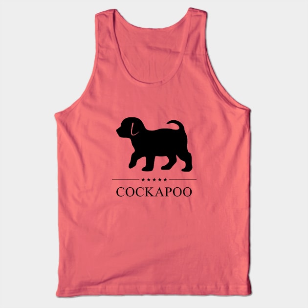 Cockapoo Black Silhouette Tank Top by millersye